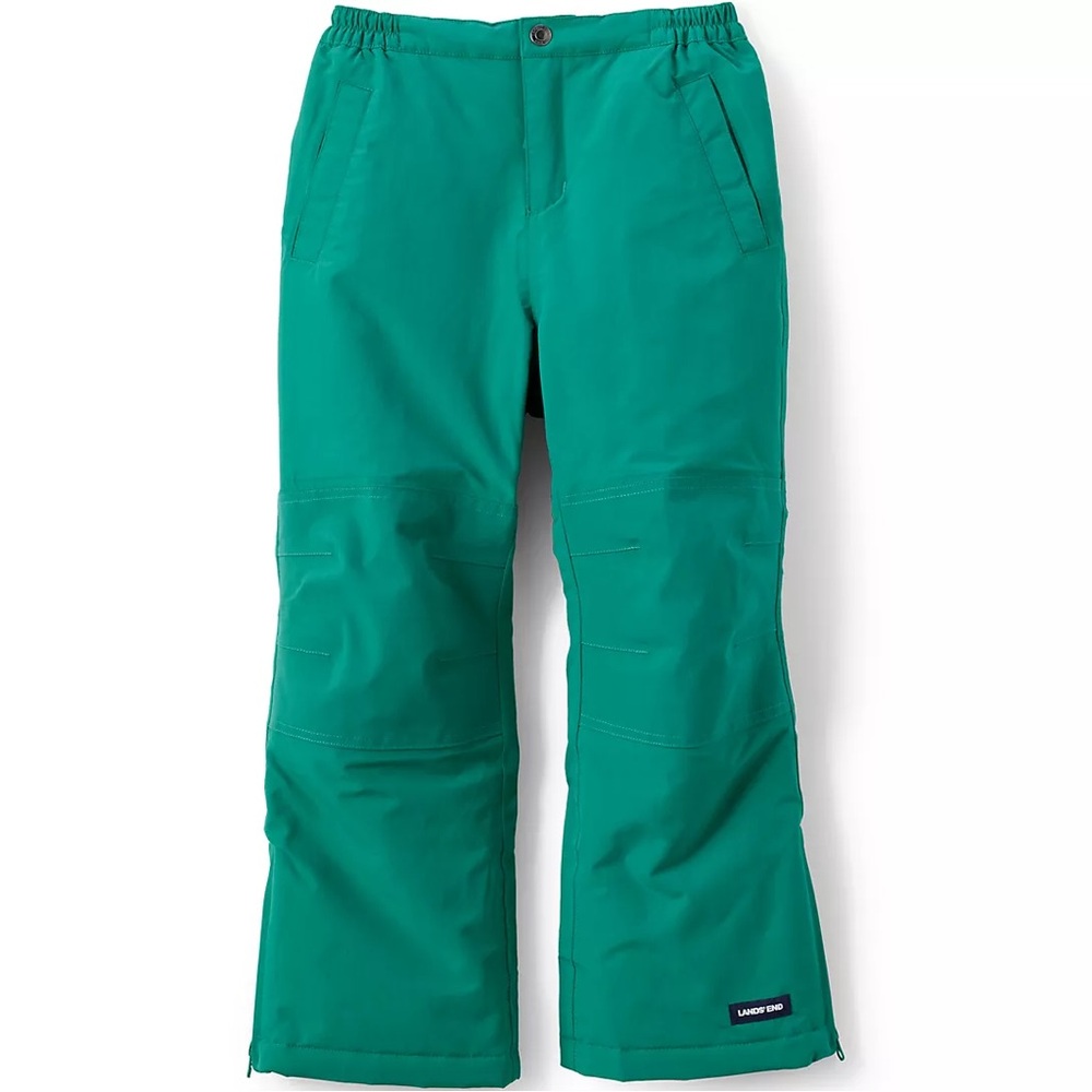 Lands End Girls Waterproof Ski Snow Squall Pants Size 12 In Gulf Teal NWT